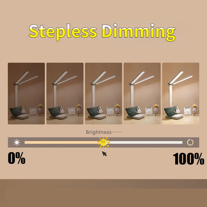 Dimmable LED Desk Lamp with Eye Protection Feature - Smarsty