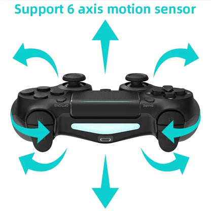 Wireless Bluetooth Game Controller for PS4 with Dual Vibration - Smarsty