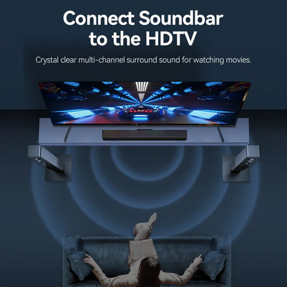 Vention Digital Optical Audio Cable for Superior Sound Quality - Smarsty
