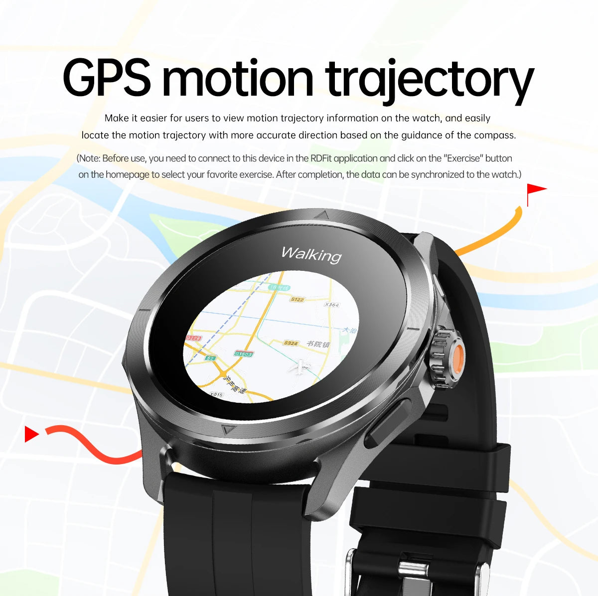Xiaomi S4 Ultra Smart Watch With GPS Waterproof Sports Features - Smarsty