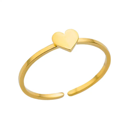 Luxury Gold 316L Stainless Steel Rings for Women - Smarsty