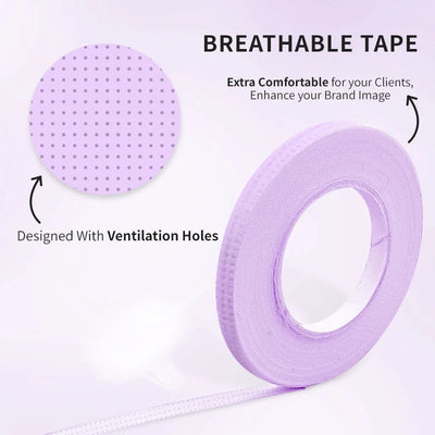 Micropore Tape for Eyelash Extensions with Gentle Adhesion - Smarsty
