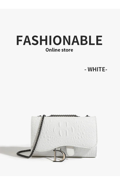 Luxurious Women's Sequined Crossbody Handbag With Chains - Smarsty