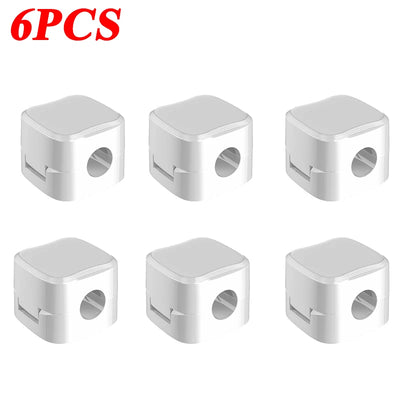 Magnetic Cable Clip Cable Holder Adhesive Wire Keeper Cord Cable Organizer for Home Office Under Desk Management - Smarsty