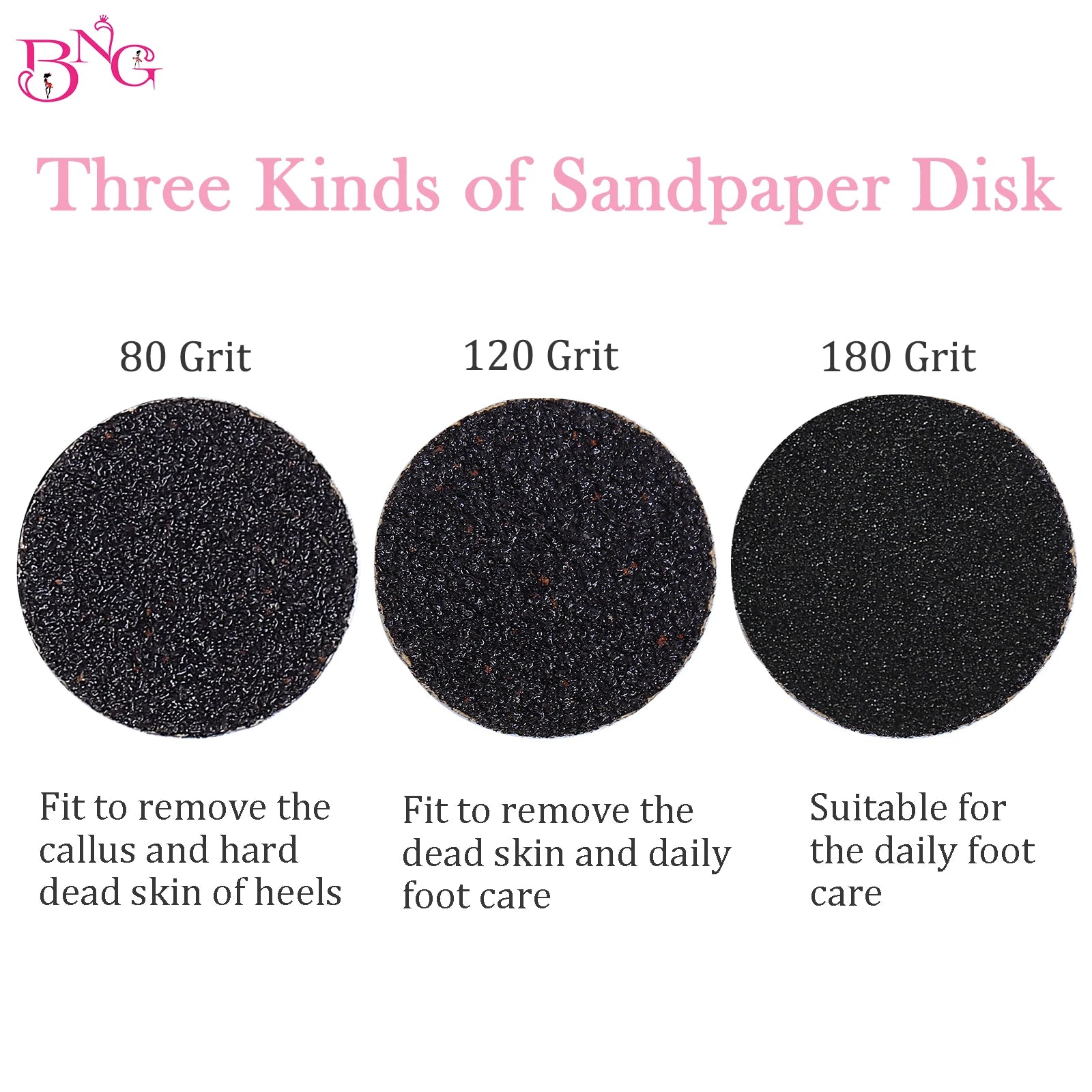 Replaceable Sandpaper Pedicure Discs for Smooth Feet - Smarsty