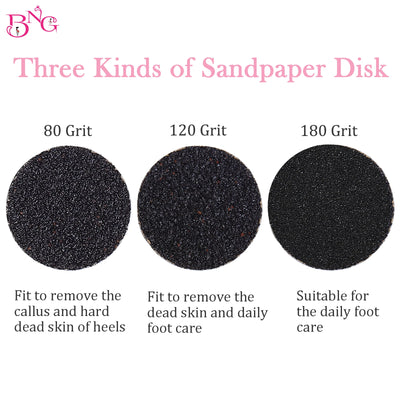 Replaceable Sandpaper Pedicure Discs for Smooth Feet - Smarsty