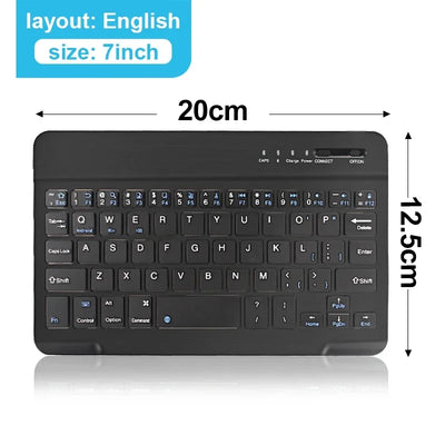 Bluetooth Keyboard for iPad 10th Generation iPad Pro 13 12 11 10 9 8 7 Inch iPad Air 13 11th iPad Mini Samsung Xiaomi Tablets - Smarsty
