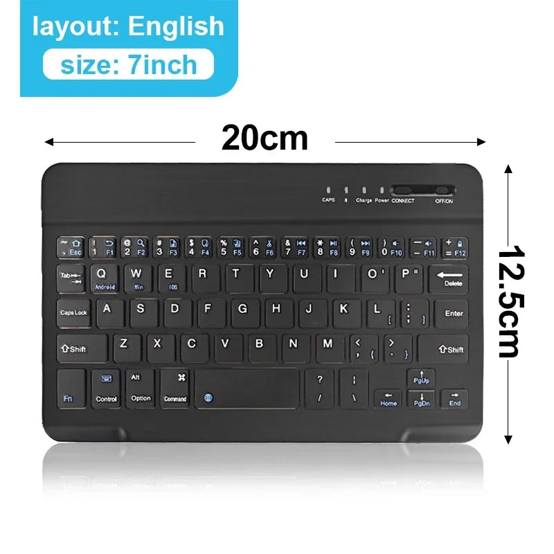 Bluetooth Keyboard for iPad 10th Generation iPad Pro 13 12 11 10 9 8 7 Inch iPad Air 13 11th iPad Mini Samsung Xiaomi Tablets - Smarsty