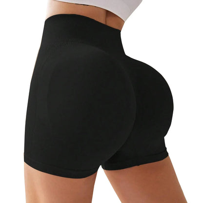 Women's High Waist Peach Lift Hip Sports Shorts Tight Yoga Shorts Shorts for Women Women's Shorts Summer Womens Shorts Elegant - Smarsty