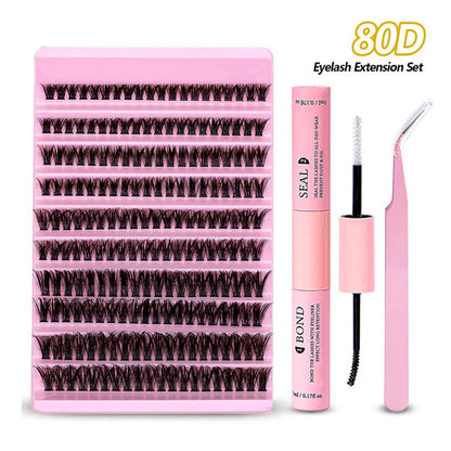 DIY Eyelash Extension Kit with 200 Individual Clusters - Smarsty