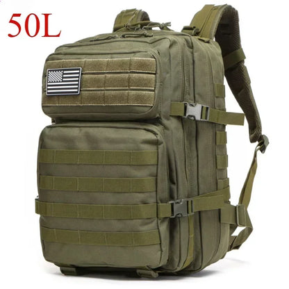 25L/50L Tactical Backpack Molle Bag Outdoor Bags Backpack for Hiking Camping Trekking Hunting Fishing GYM Bags Backpacks - Smarsty