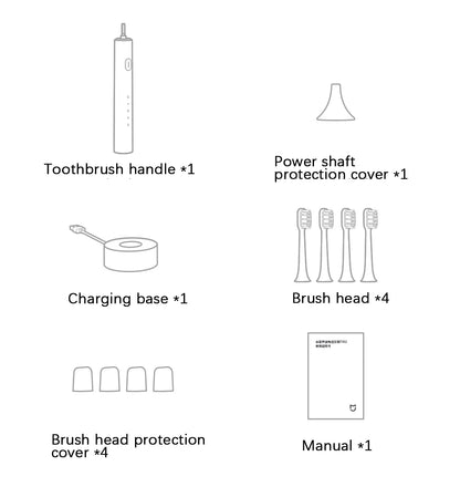 Xiaomi Mijia Sonic Electric Toothbrush With Whitening Modes - Smarsty