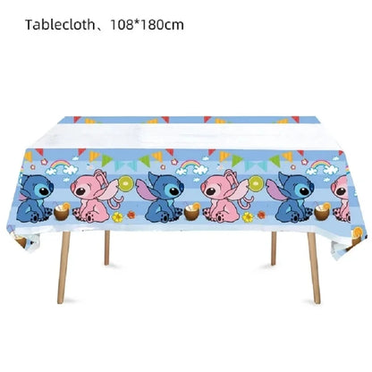 Disney Stitch Party Tablecloth for Kids Birthday Celebrations - Smarsty