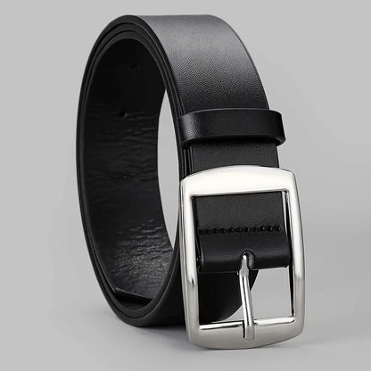 Luxury PU Leather Belt for Men Metal Buckle - Smarsty