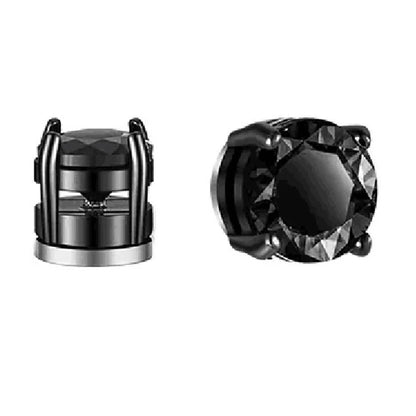 Mens Magnetic Stainless Steel Clip Earrings Set No Piercing - Smarsty