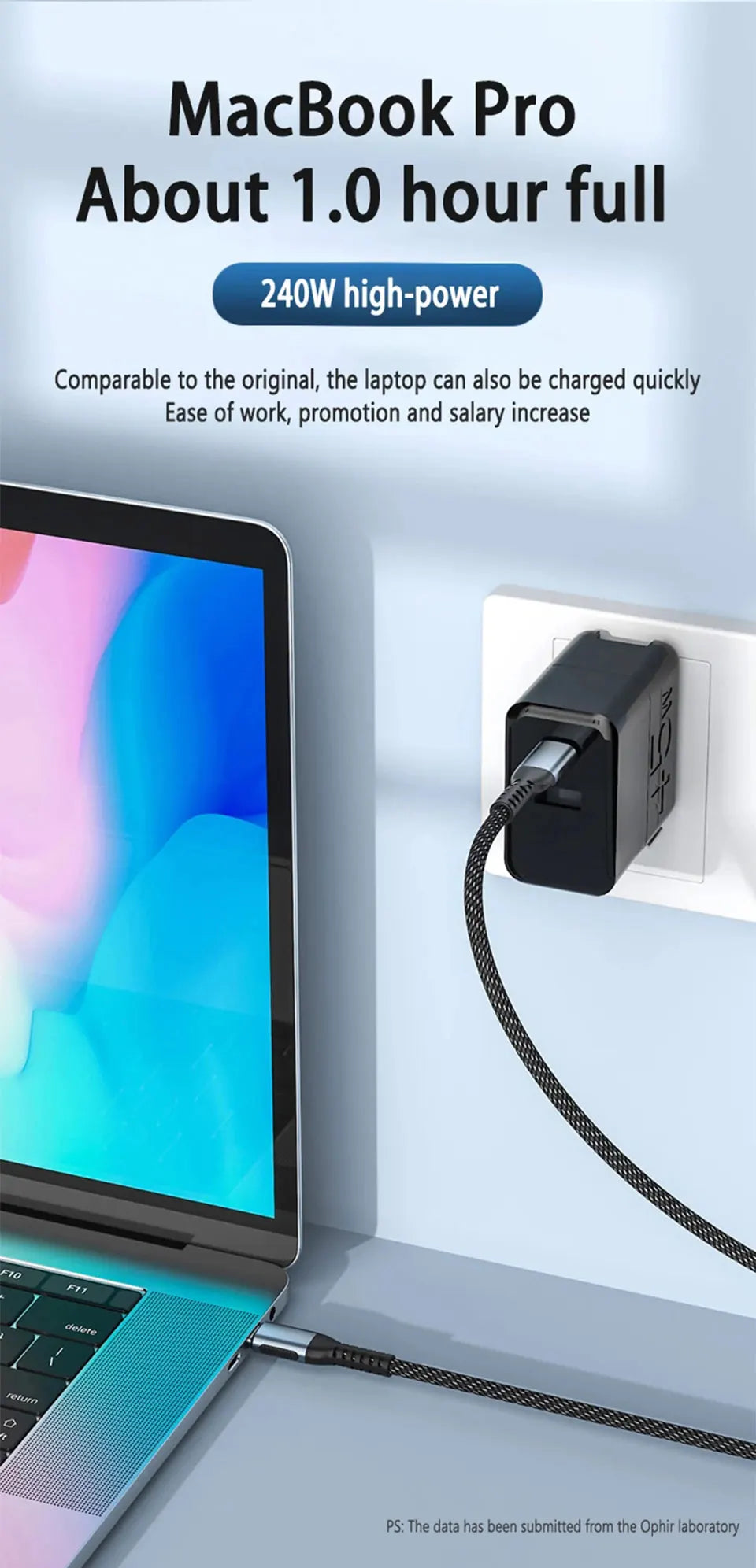 PD 240W Super Fast Charging Cable for Devices - Smarsty