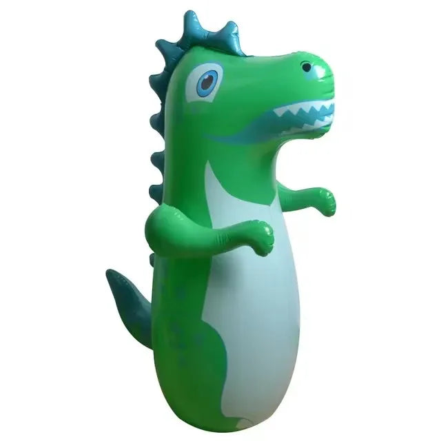 Children Adult Tumbler Boxing Inflatable Standing Punching Bag Boys Dinosaur Sport Toys Kids Activity Outdoors Game Gift - Smarsty