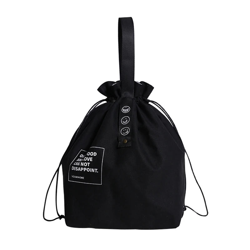 Canvas Lunch Bag Bento Box For Outdoor Picnics Fresh Keeping - Smarsty