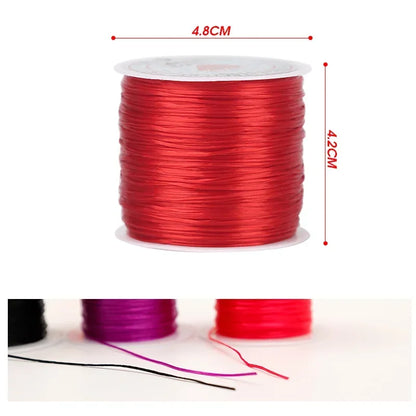 Strong Elastic Beading Cord 1mm 10m Durable Stretch - Smarsty