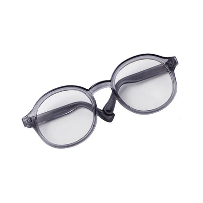 6.5cm Transparent Plastic Glasses for 1/8 1/6 1/3 1/4 BJD for Labubu MSD SD Plush for EXO Doll Sunglasses