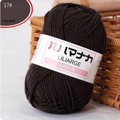 Soft Cotton Knitting Yarn for DIY Baby Sweaters - Smarsty