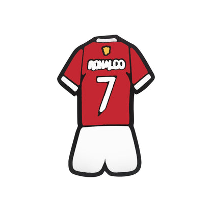 18pcs/set Soccer star Critiano Ronaldo Series for Cartoon Shoe Charms Decoration Accessories for Classic Clog Kids Gifts