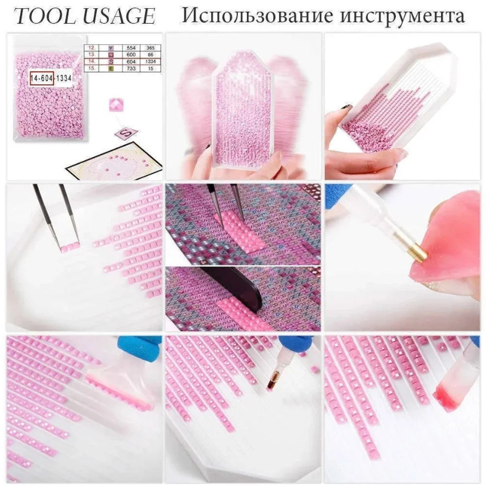 Full Diamond Painting Kit Scenic Tree Mosaic Art - Smarsty