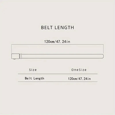 Stylish Mens PU Leather Belt with Automatic Buckle - Smarsty