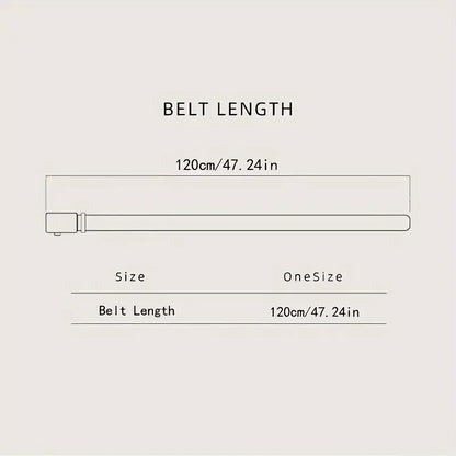 Stylish Mens PU Leather Belt with Automatic Buckle - Smarsty