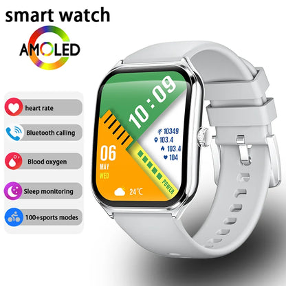 Ultra Thin Smart Watch with AMOLED Display and Call Reminder - Smarsty
