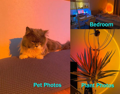 USB Sunset Light Projector for Stunning Bedroom Decor - Smarsty