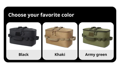 Outdoor Camping Gas Tank Storage Bag Large Capacity Ground Nail Tool Bag Gas Canister Picnic Cookware Utensils Kit Bag - Smarsty