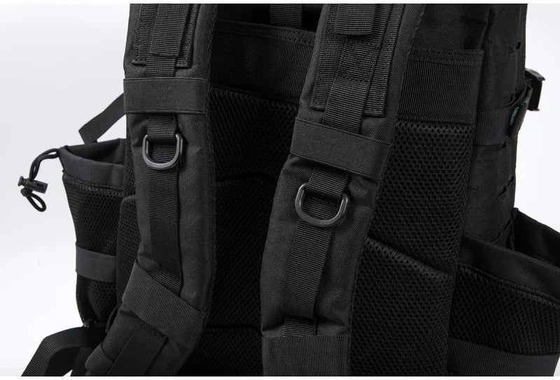 45L Tactical Backpack survival Bag Hunting MOLLE Backpack GYM For Men EDC Outdoor Hiking Rucksack Witch Bottle Holder - Smarsty