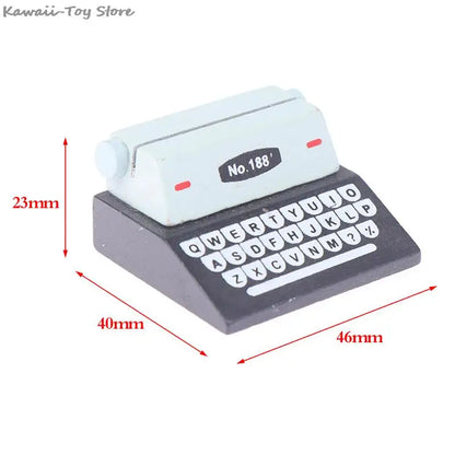 Miniature Dollhouse Furniture Set For Dolls House Mini Toy Kit Accessories TV Kitchen Home Fridge Kids Pretend Play Diy Figurine by Smarsty