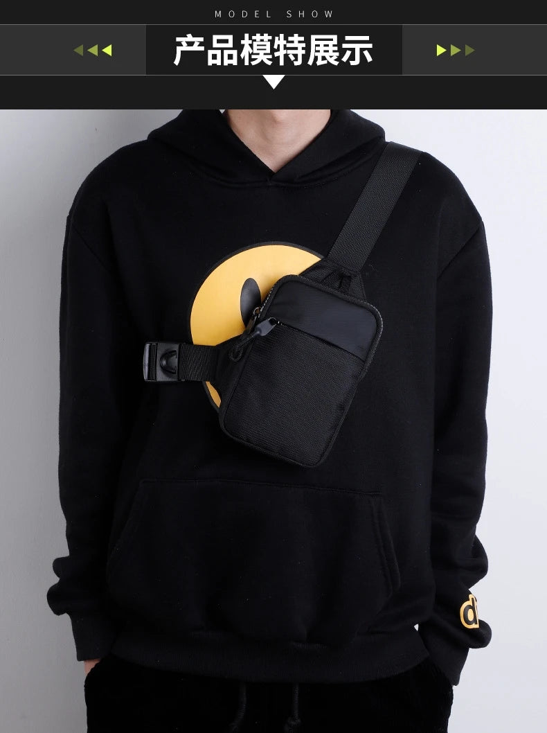 Unisex Chest Bag Crossbody With Large Capacity For Travel - Smarsty