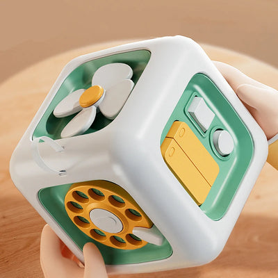 6 in 1 Montessori Educational Toys Sensory Busy Board Baby Practice Skills Drawer Cube Fidget Educational Toys for Girl Boy - Smarsty