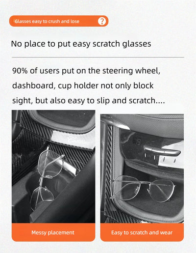 Magnetic Car Sunglasses Holder Sun Visor Clip for Glasses - Smarsty