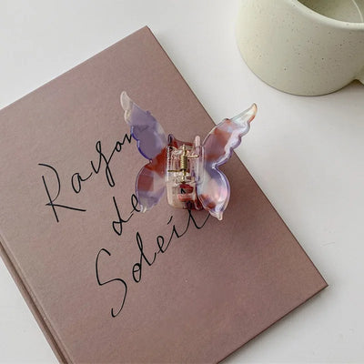 French Retro Butterfly Hair Clips for Trendy Girls - Smarsty
