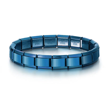 Italian Charm Bracelets DIY Stainless Steel Bangle Gift - Smarsty