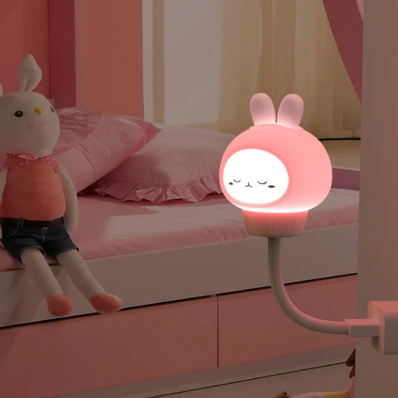 Cute Cartoon LED Night Light with Remote Control for Kids - Smarsty