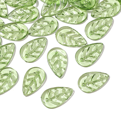 Acrylic Tree Leaf Beads For Handmade DIY Jewelry Set - Smarsty