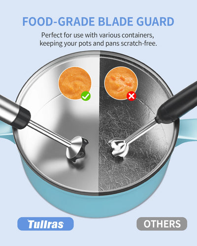 1000W Electric Immersion Handheld Blender, 5 in 1 Kitchen Hand Blender for soups, smoothies, purees and baby food. - Smarsty