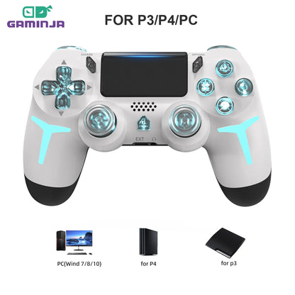 GAMINJA RGB Wireless Game Controller With Dual Vibration - Smarsty