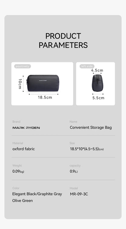 MarkRyden Portable Large Capacity Traveling Toiletries Bag