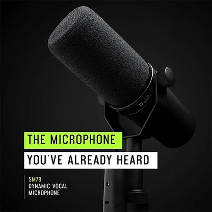 Cardioid Dynamic Microphone for Studio and Podcasting - Smarsty
