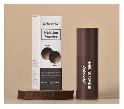 Hairline Shadow Powder Hair Waterproof Hairline Root Cover Up Natural Black Brown Eyebrow Contour Stick Repair Fill in Hair Tool - Smarsty