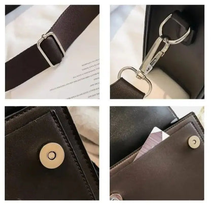 PU Leather Crossbody Bag For Women Travel Friendly Flap - Smarsty