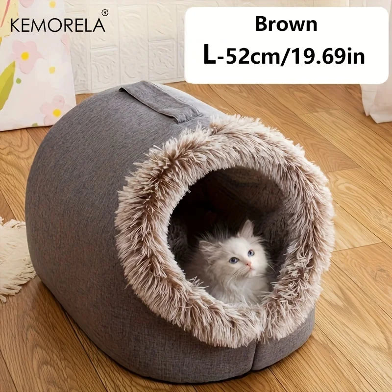 KEMORELA Portable Cat Bed With Warm Thick Design - Smarsty