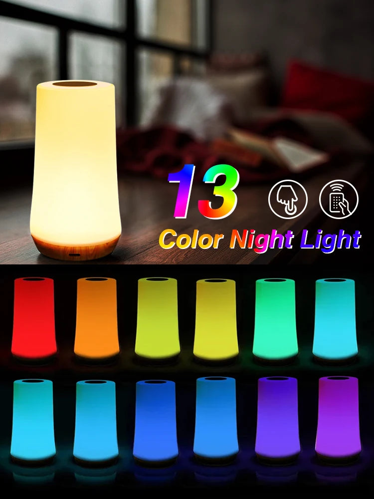 Color Changing LED Night Light with Remote Control - Smarsty
