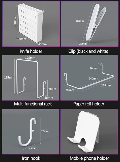 No Punching Pegboard Wall Organizer Panel Shelves For Gamer Room,bathroom,kitchen Storage Rack Organizer Pegboard Accessories by Smarsty